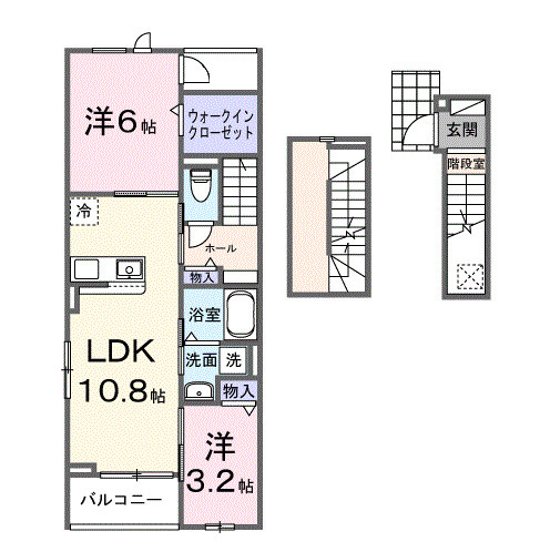 ソレイユの間取り