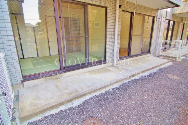 グレイスハイム越谷のバルコニー