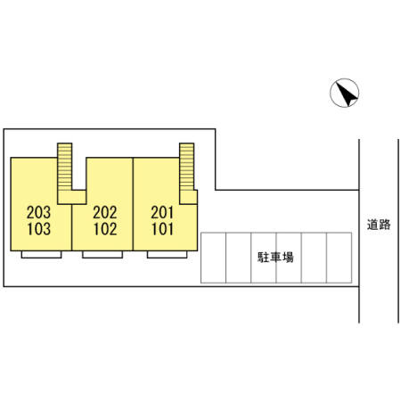 メゾン八事の区画図