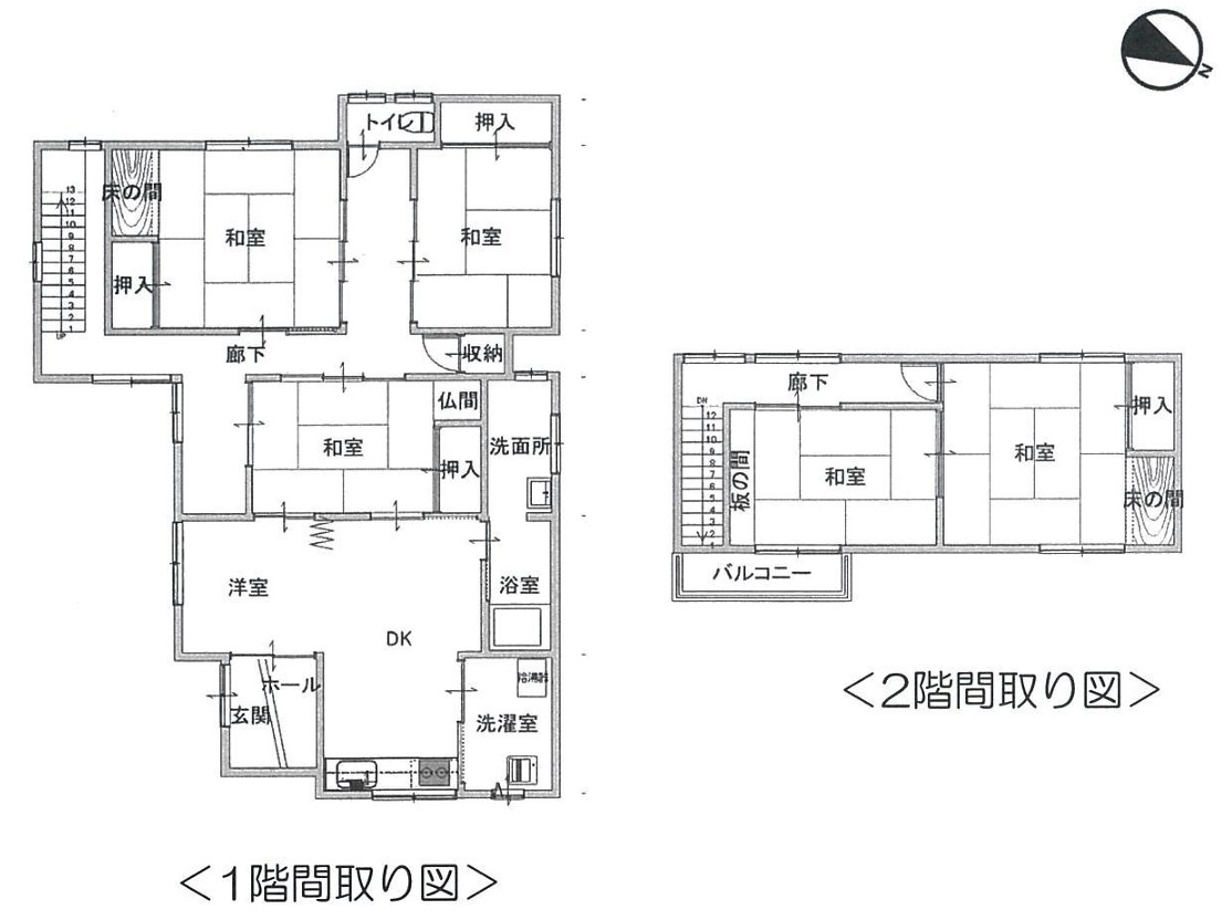 堺市西区草部の間取り