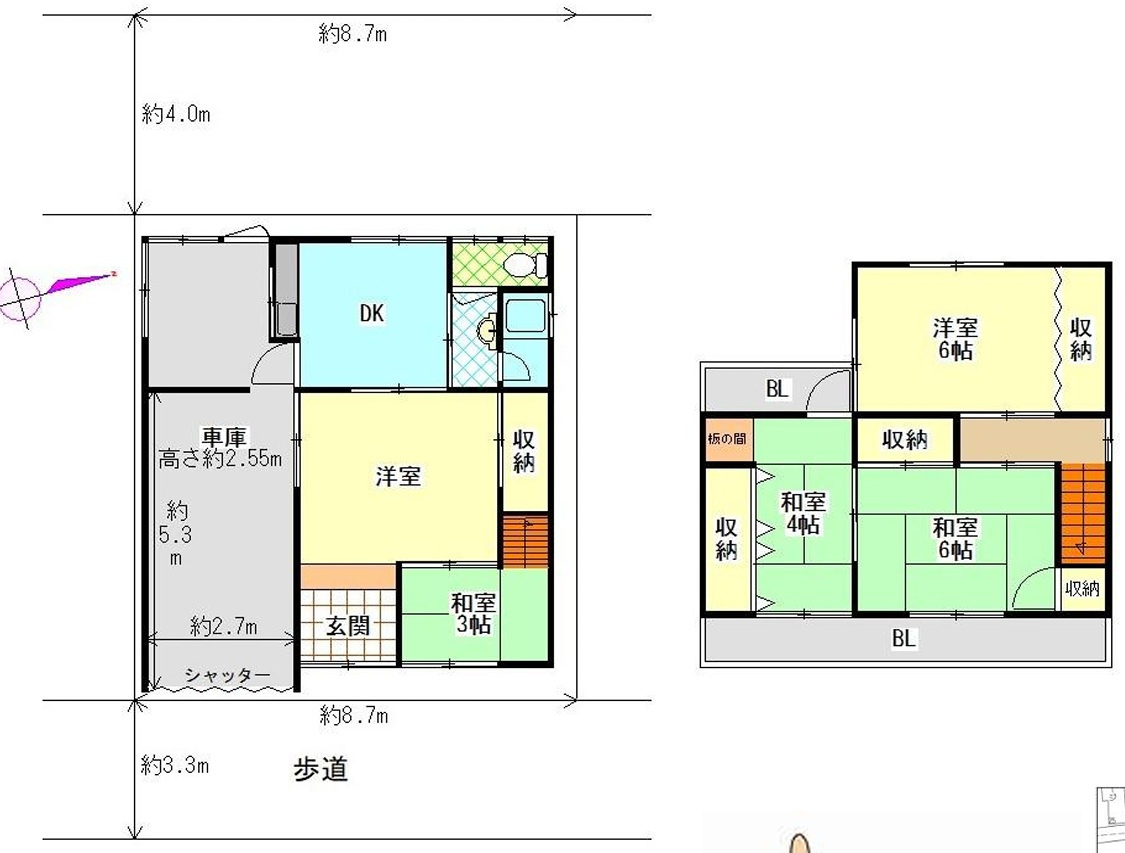 堺市西区浜寺石津町東３丁の間取り