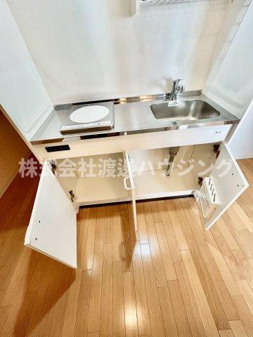 サンメゾン8のキッチン|キッチン下収納