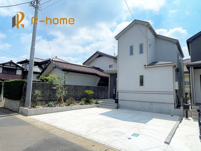 土浦市中高津2丁目　新築戸建て　D号棟の外観|ご予約を頂ければ、『平日』はもちろん『早朝』や『夜間』もご見学可能です♪お気軽にお申し付けください♪