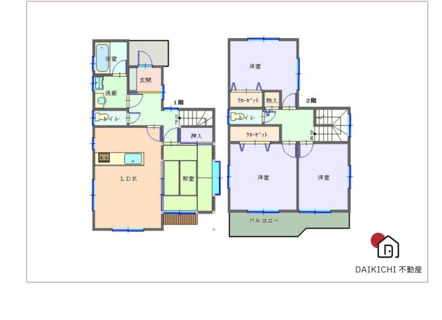 【間取り】 | 深谷市上柴町東2丁目　中古戸建
