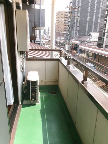 Sキューブ本町のバルコニー