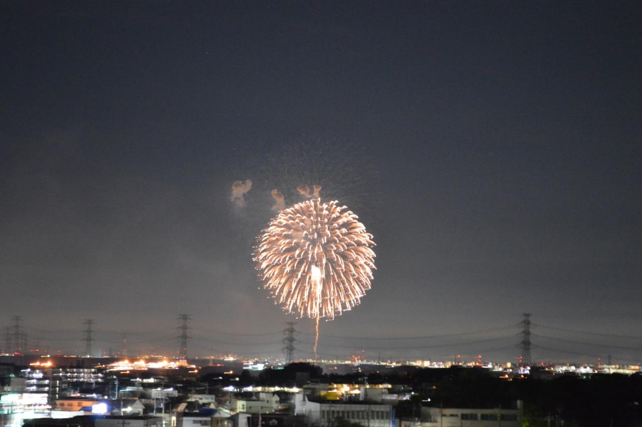 ライオンズマンション東松山の展望|花火大会が自宅から楽しめます