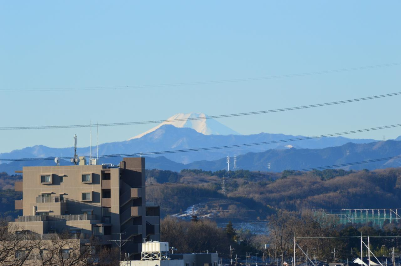 ライオンズマンション東松山の展望|富士山も綺麗に見れます