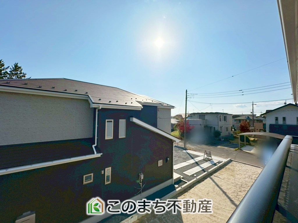 いろどりアイタウン宇都宮市岩曽町24-P1の展望|バルコニーからの眺めです！
