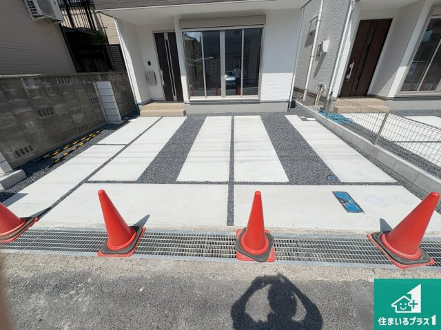 守山市下之郷　第1期　新築一戸建ての駐車場|駐車スペース！散水栓があるので、こまめに愛車を洗えます！