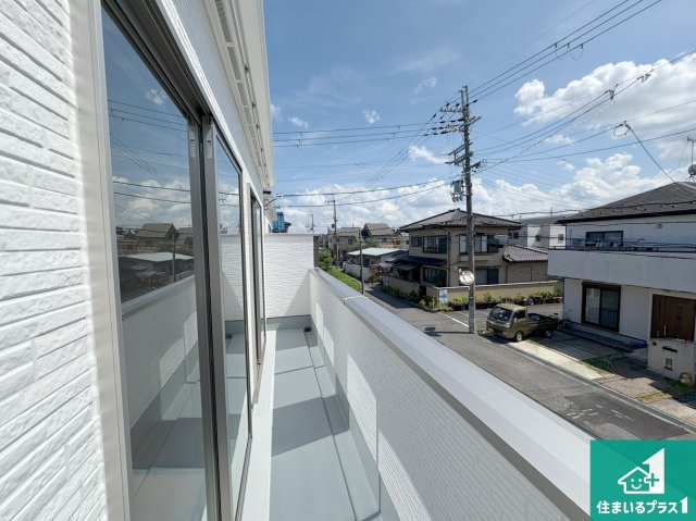 守山市下之郷　第1期　新築一戸建てのバルコニー|日当たりのよいバルコニー！お部屋が開放的に！