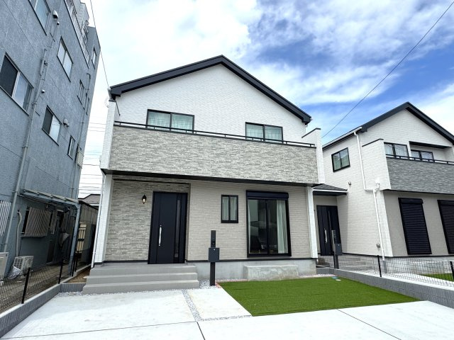 松戸市松戸新築戸建（松戸28期）の外観|A号棟外観・完成済み内覧可能です！完成予想図