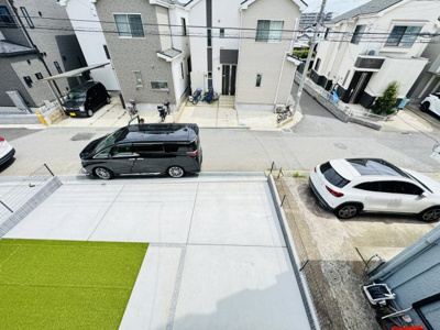 【展望】 | 松戸市松戸新築戸建（松戸28期） | バルコニーより南側眺望・南側道路につき日当たり良好♪