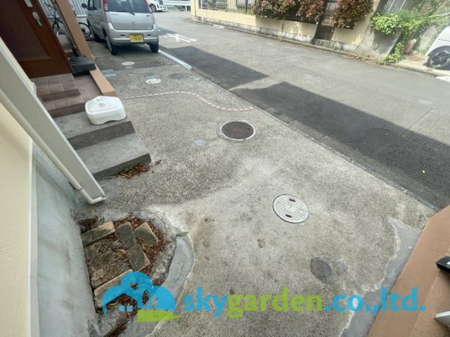 藤沢市西富　中古戸建の駐車場