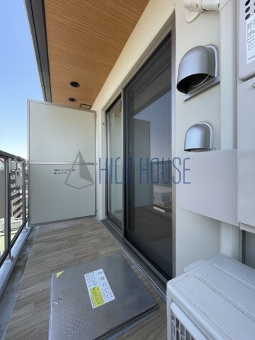 エスティメゾン川越のバルコニー