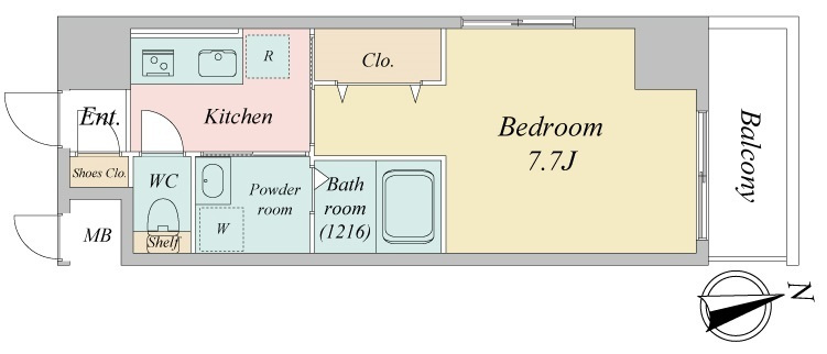 エスティメゾン川越の間取り