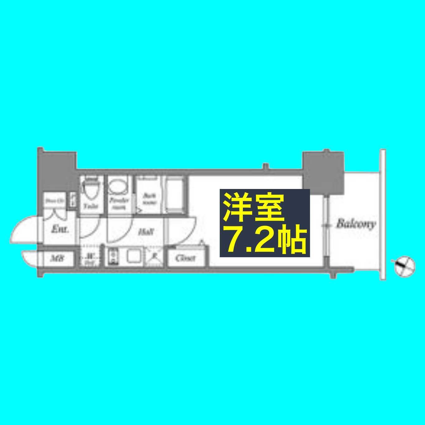 アドバンス名古屋モクシーの間取り