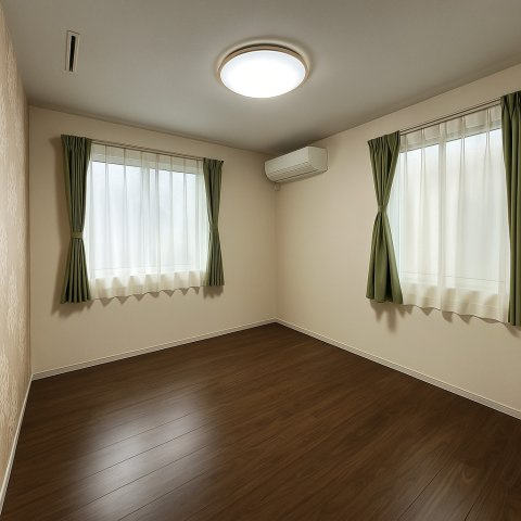 東区長者町　中古戸建の洋室|※プライバシー保護の為、家具消し修正を行っています。