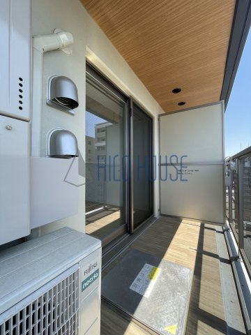 エスティメゾン川越のバルコニー