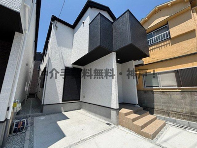 【外観】 | 神戸市垂水区中道5丁目　新築戸建1号棟　仲介手数料無料！ | 外観もきれいです