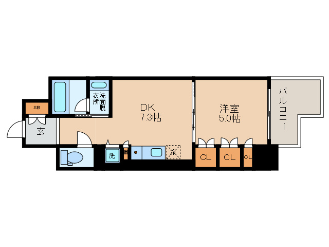 セイワパレス大手通の間取り|選べる家電プランあり！！