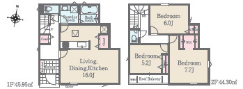 小田原市栢山24-1期　新築戸建　全4区画2号棟