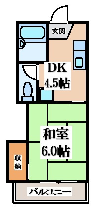 【間取り】 | 西上小阪ハイツ