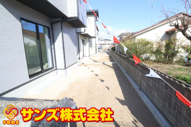 郡山市静西１丁目　　　  １号棟　　　大成小学校、郡山第７中学区　の外観|北西側から見た区画全体