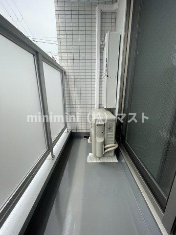 グランツあびこⅢのバルコニー
