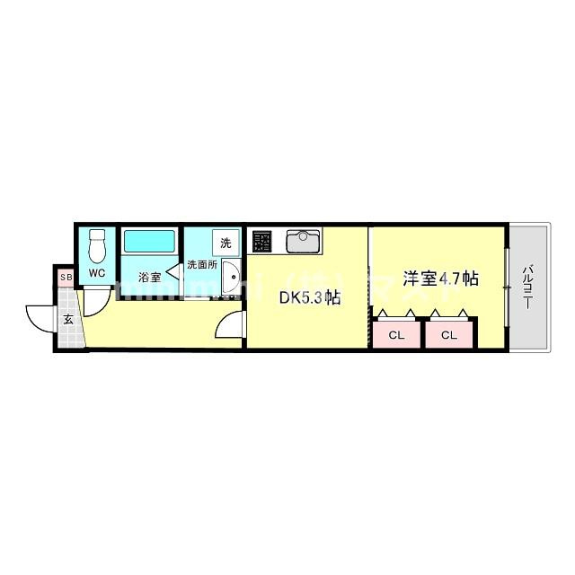 グランツあびこⅢの間取り