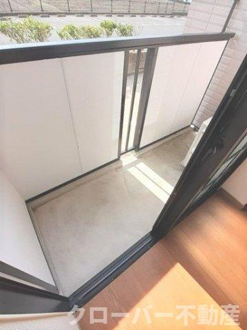 サンパティーク　Ａのバルコニー