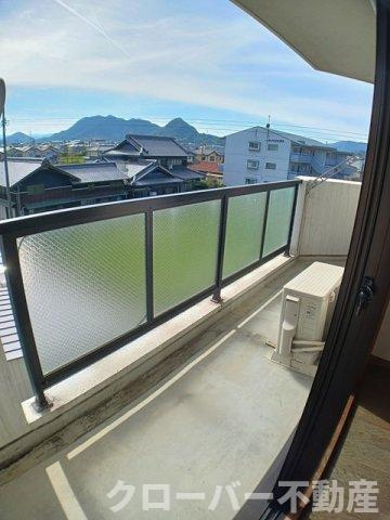ハイツヤマシタのバルコニー