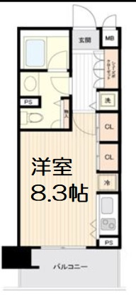 【間取り】 | リーガル新大阪駅前Ⅱ