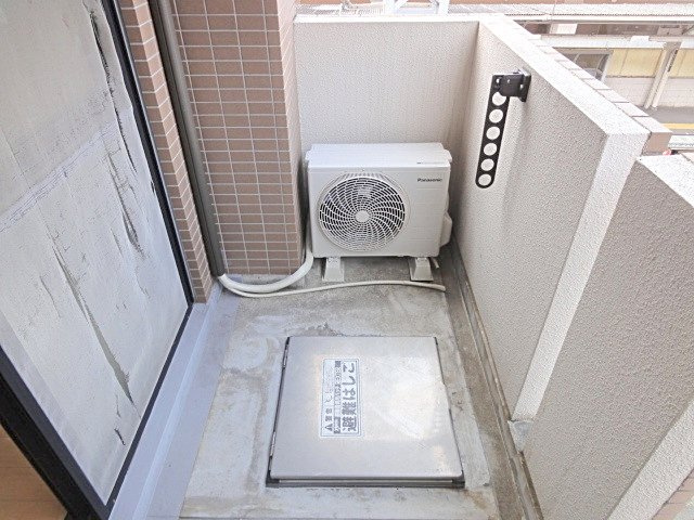 グランディール１のバルコニー|落ち着いた時間を過ごせるバルコニーです