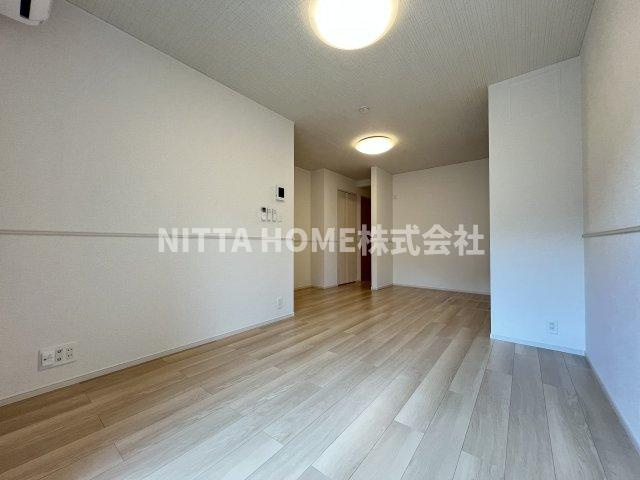 フェリスＣの居間・リビング|リビング１１．５帖あります(*^^*)