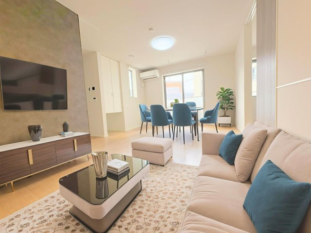 ヴァルールの居間・リビング|CG家具の為、実際は家具は付きません