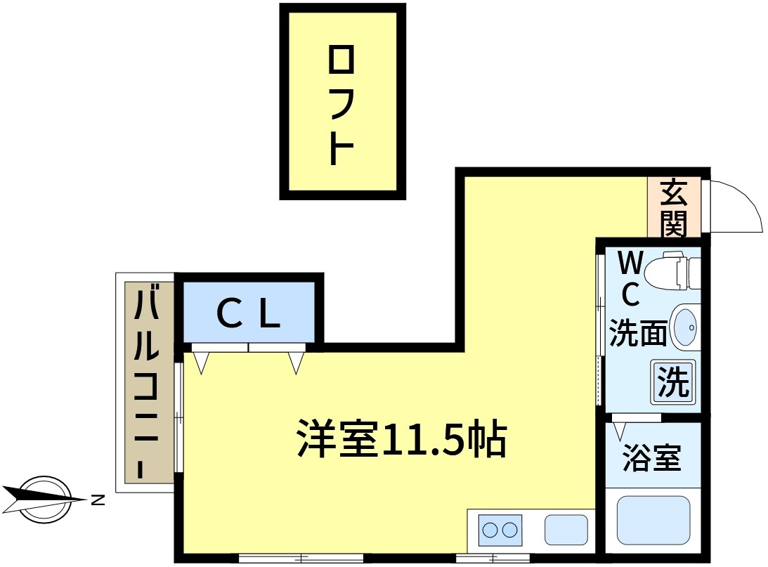S-Frontの間取り