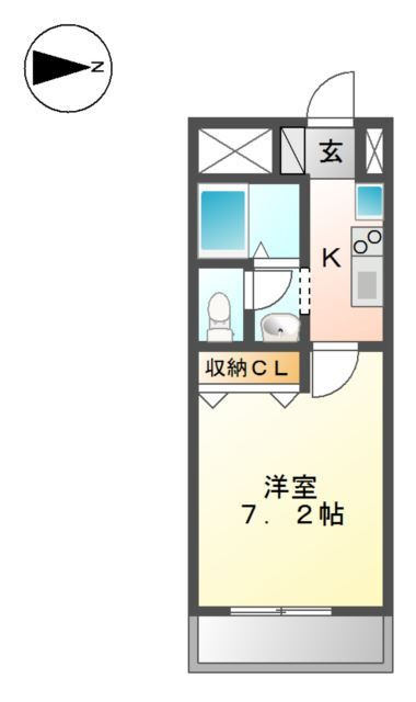アーバンコート・まはたぎの間取り