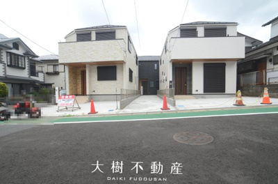 【前面道路含む現地写真】 | 座間市立野台2丁目 新築戸建て　全3棟【仲介手数料無料】