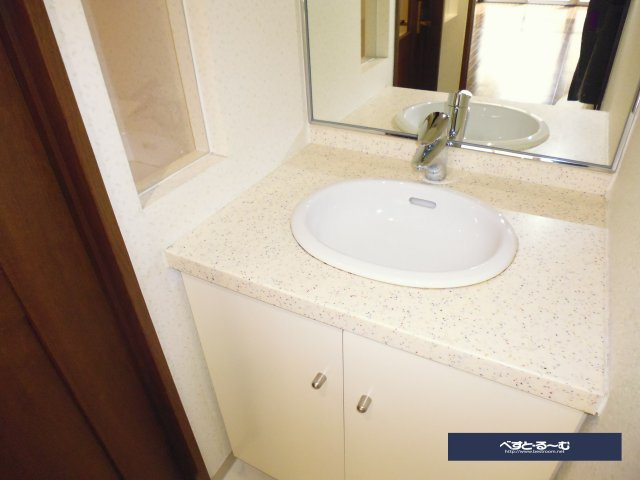 エザンス1の洗面所