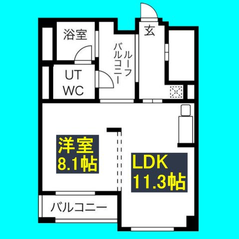 白川公園パークマンションの間取り