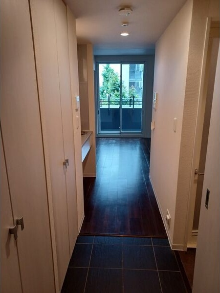 白川公園パークマンションの玄関