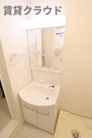 TF蘇我の洗面所|広い洗面スペース