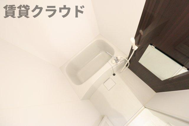 TF蘇我の浴室|アクセントパネルがおしゃれなバスルーム♪