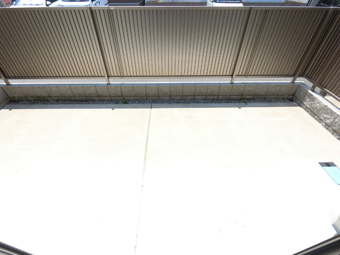 Reciente Ｂのバルコニー|テラス・専用庭