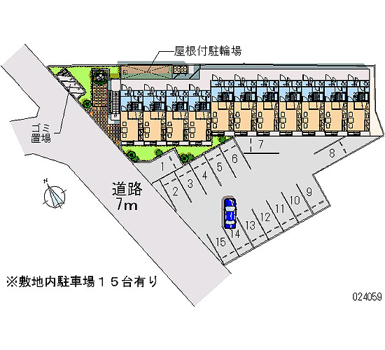 レオパレス宮崎神宮の区画図|画像4