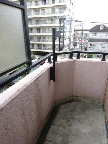 スカラベマンションのバルコニー