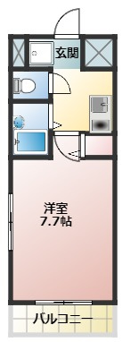 スカラベマンションの間取り