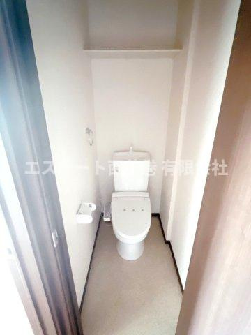 コーポKのトイレ|洗浄機能付き暖房便座