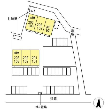 プレジール/シャルール シャルールの区画図