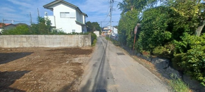 【前面道路含む現地写真】 | 深谷市稲荷町2丁目 1450万 土地